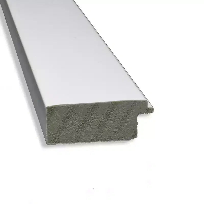Specchio da parete stretto bianco da mobile 31" x 25" senza cornice bisellata